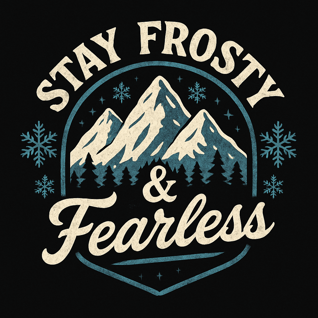 Stay Frosty & Fearless Mountain Design