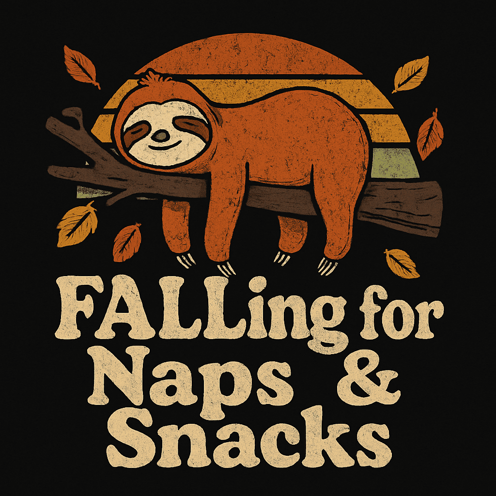 Falling for Naps & Snacks Sloth Design