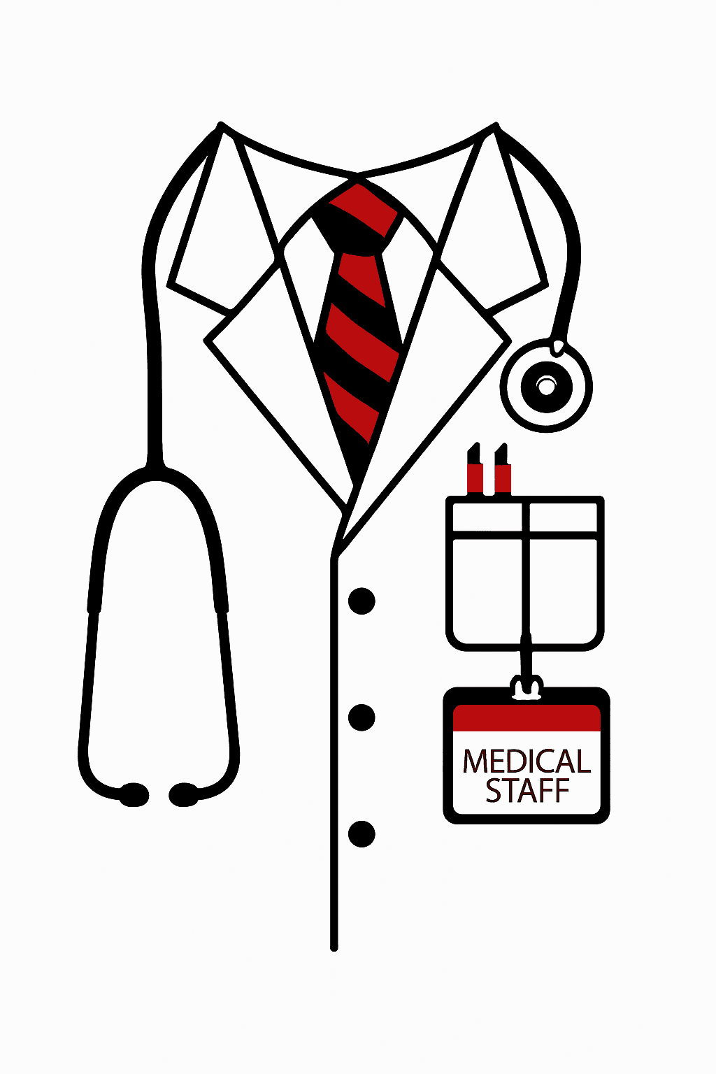 Minimalist Medical Staff Icon Design