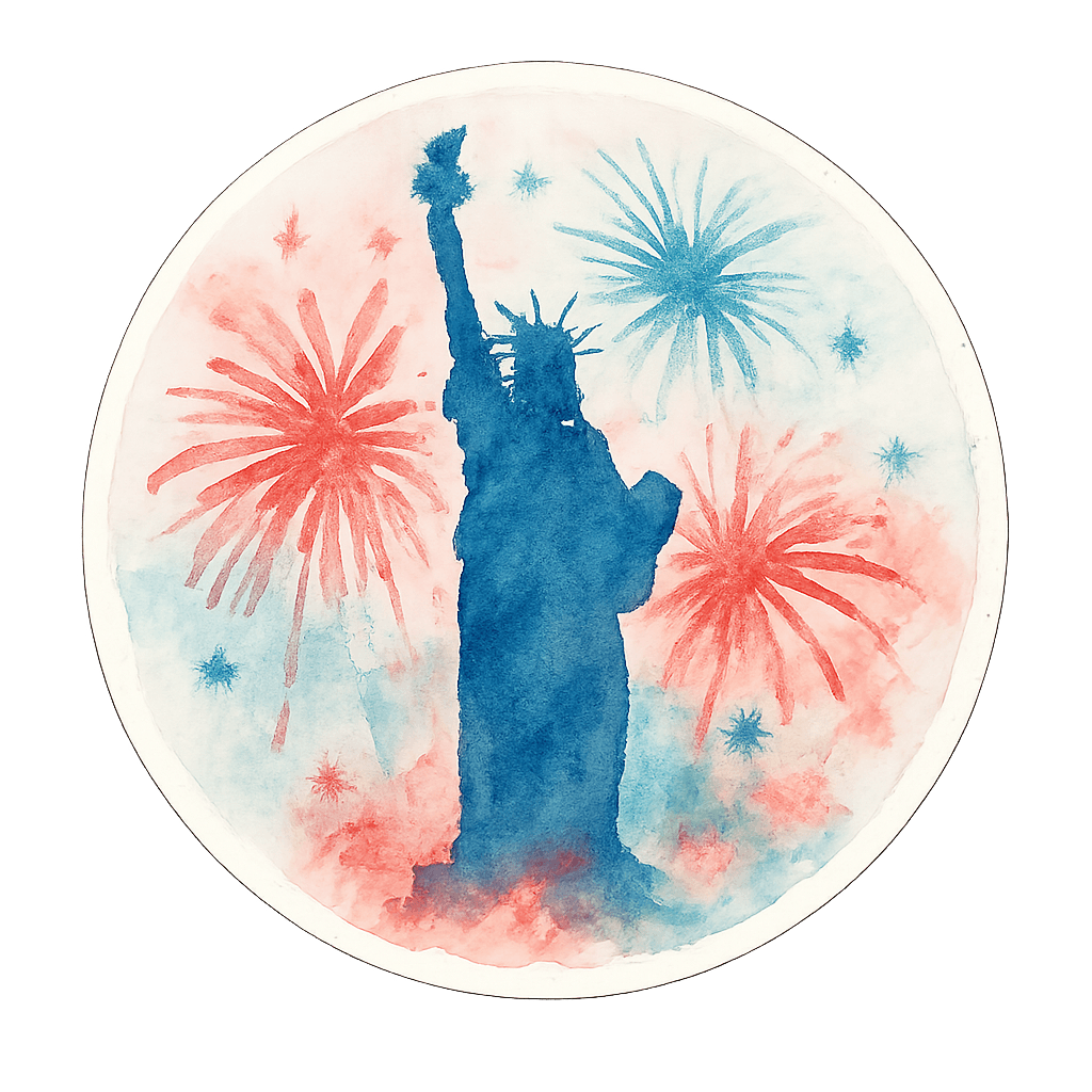 Liberty in Watercolor Celebration