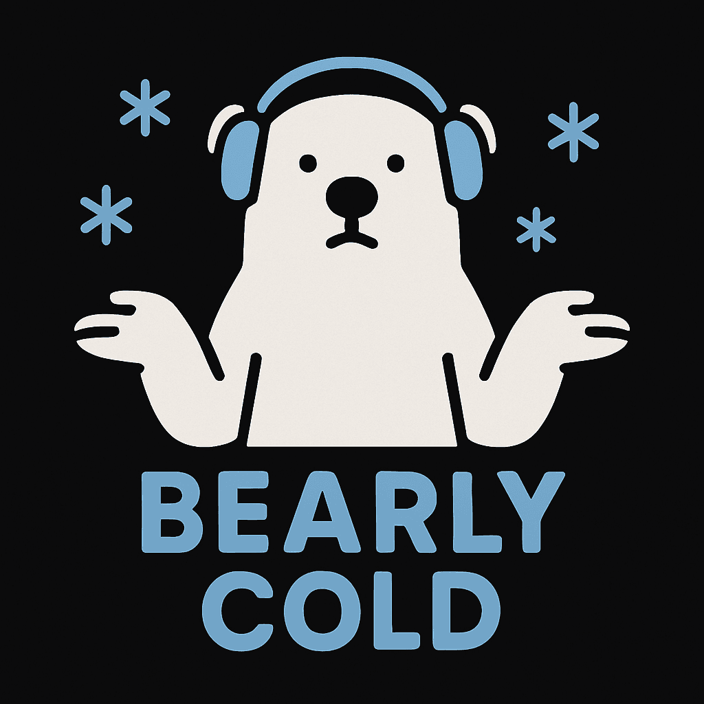 Bearly Cold - Cute Polar Bear Winter Humor