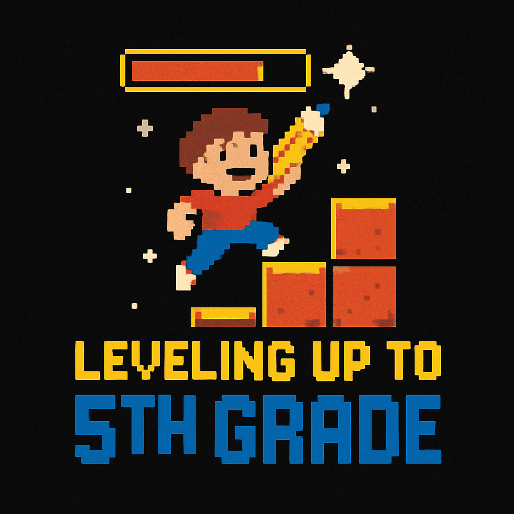 Leveling Up to 5th Grade Pixel Art