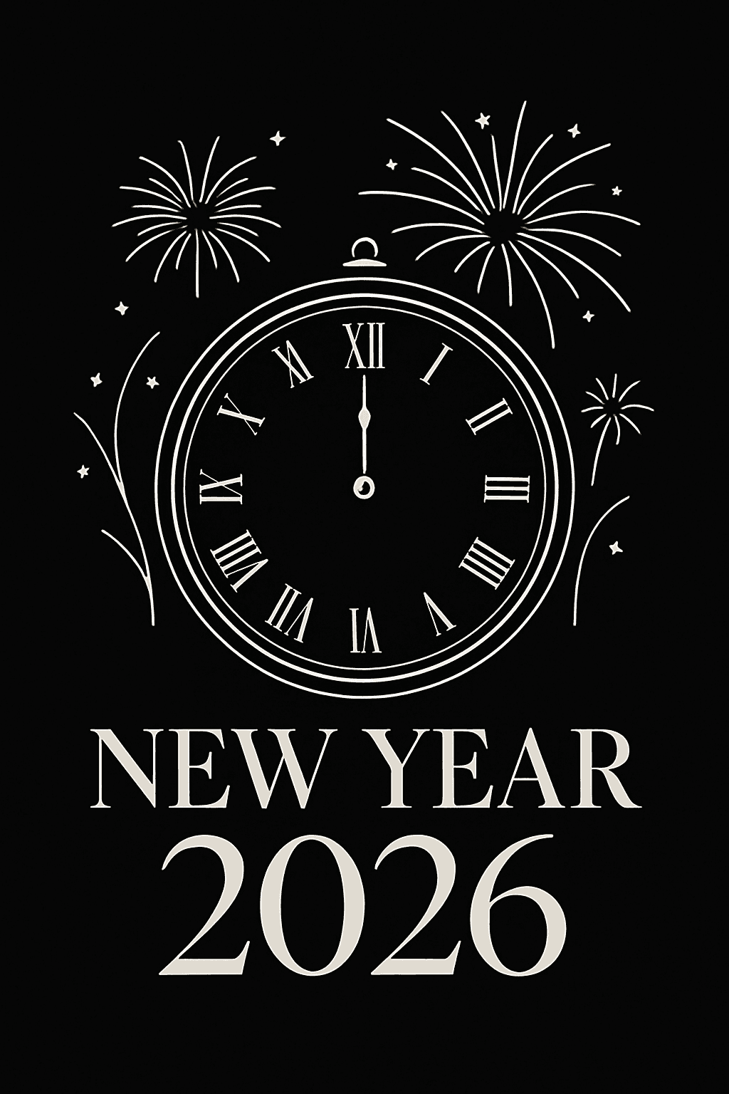 Midnight Countdown to New Year 2026