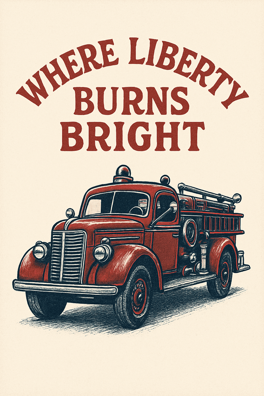Liberty Fire Truck: A Vintage Tribute