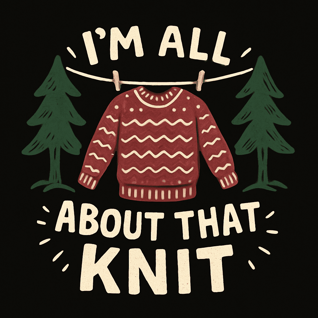 I'm All About That Knit Sweater Humor