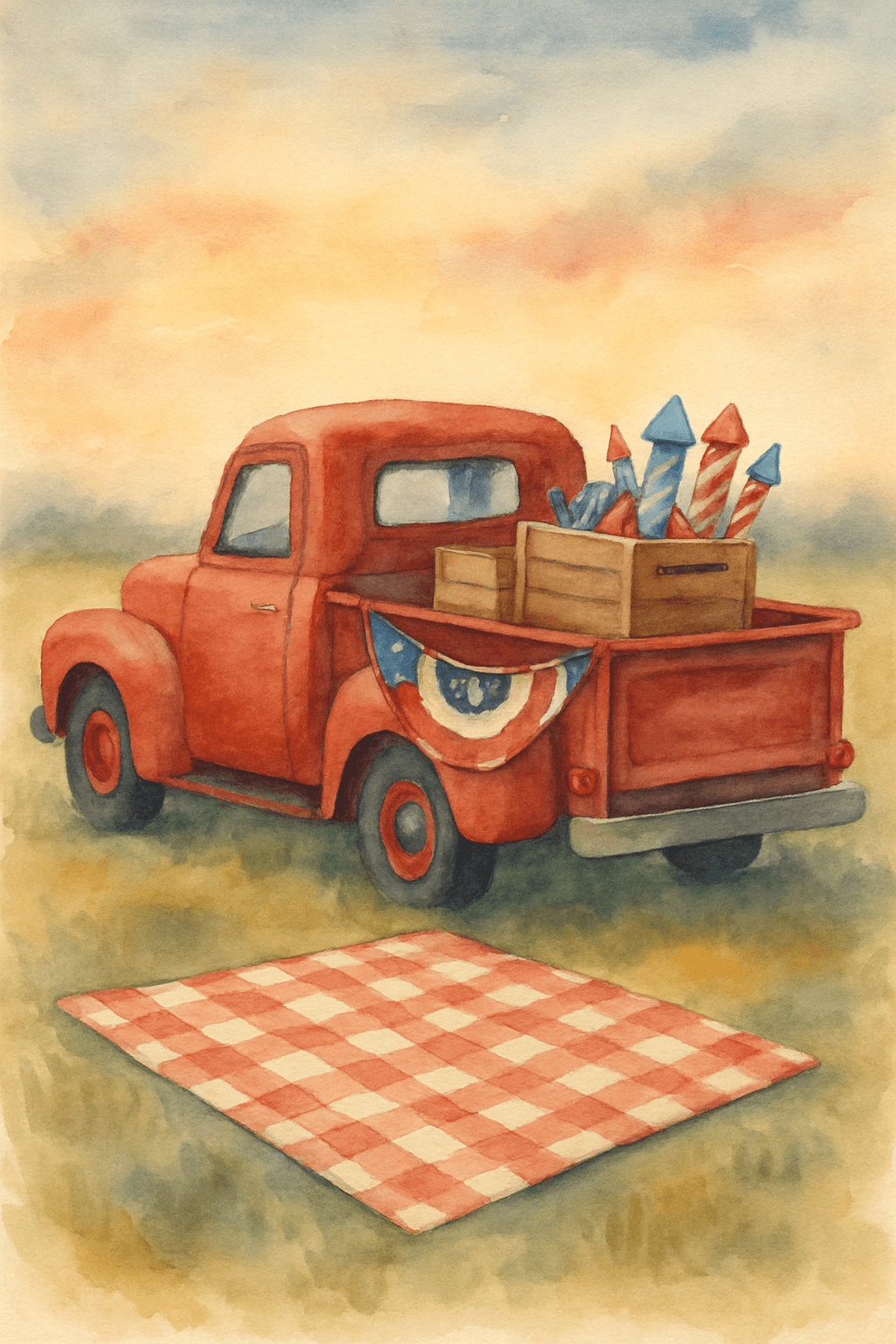 Festive Truck for Summer Celebrations