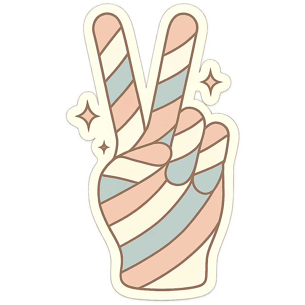 Peaceful Vibes Hand Gesture