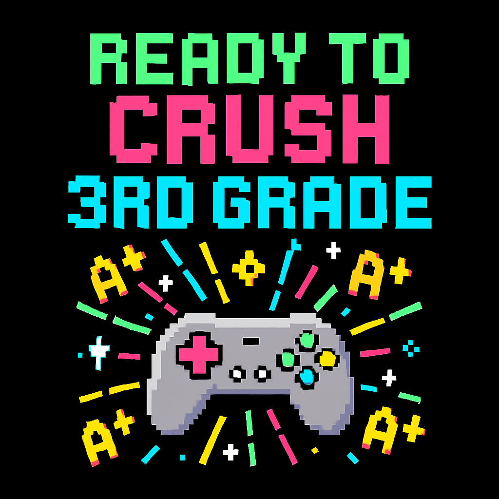 Ready to Crush 3rd Grade Gamer