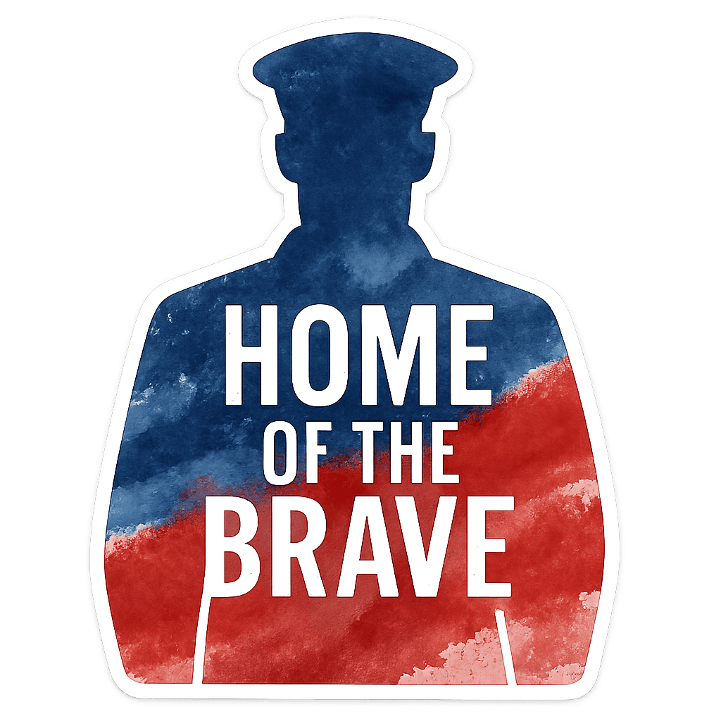 Home of the Brave Sticker