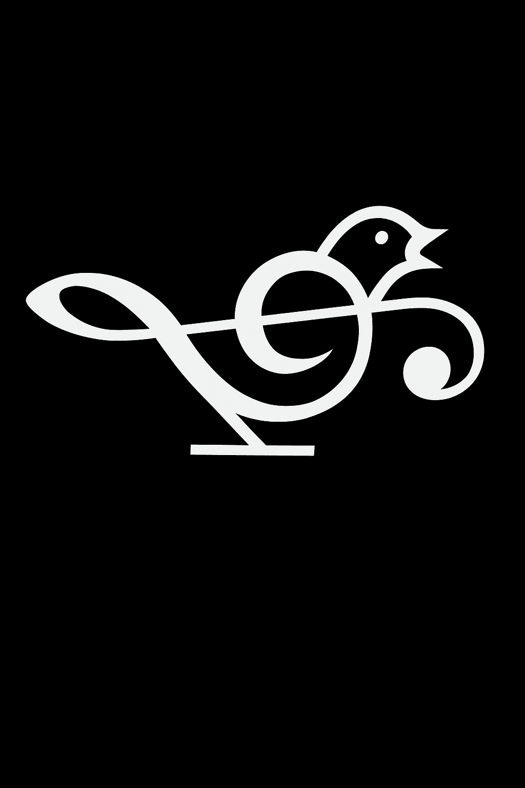 Elegant Minimalist Bird Line Art Design