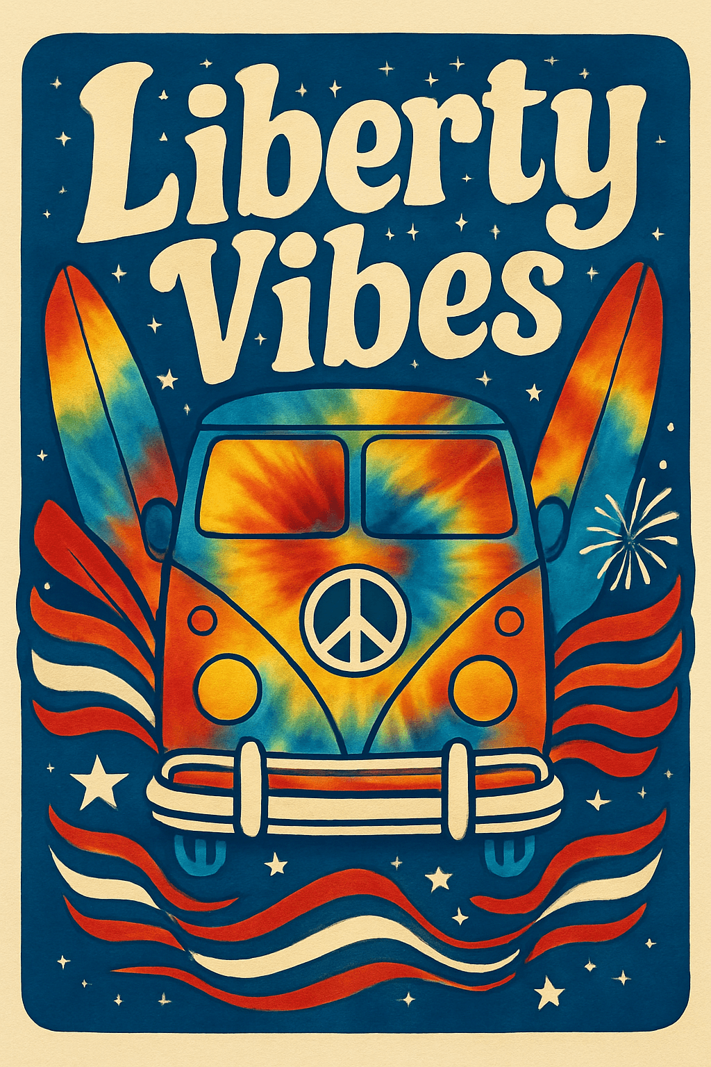 Vibrant Liberty Vibes Design