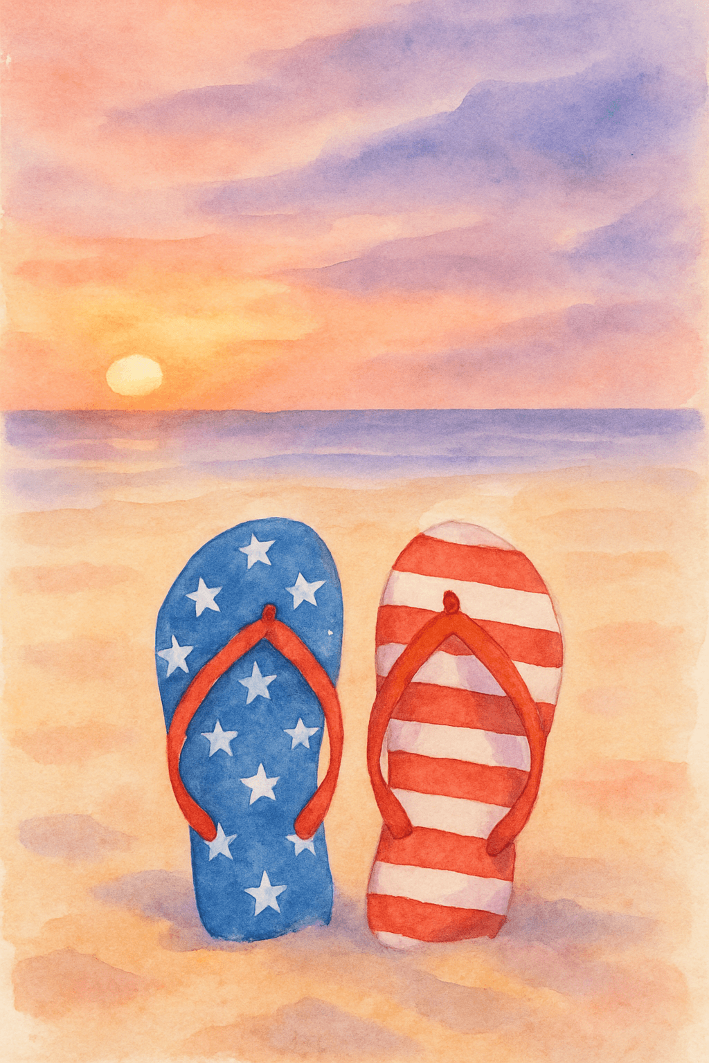 Patriotic Beach Vibes