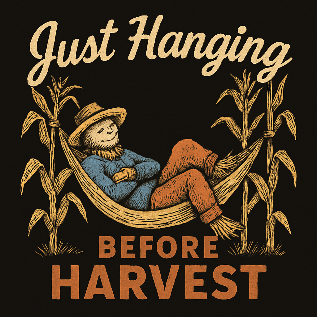 Just Hanging Before Harvest Scarecrow Fun