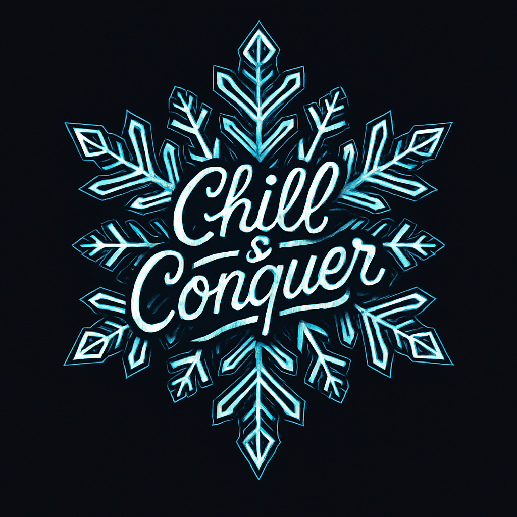 Chill & Conquer Snowflake Inspiration Design