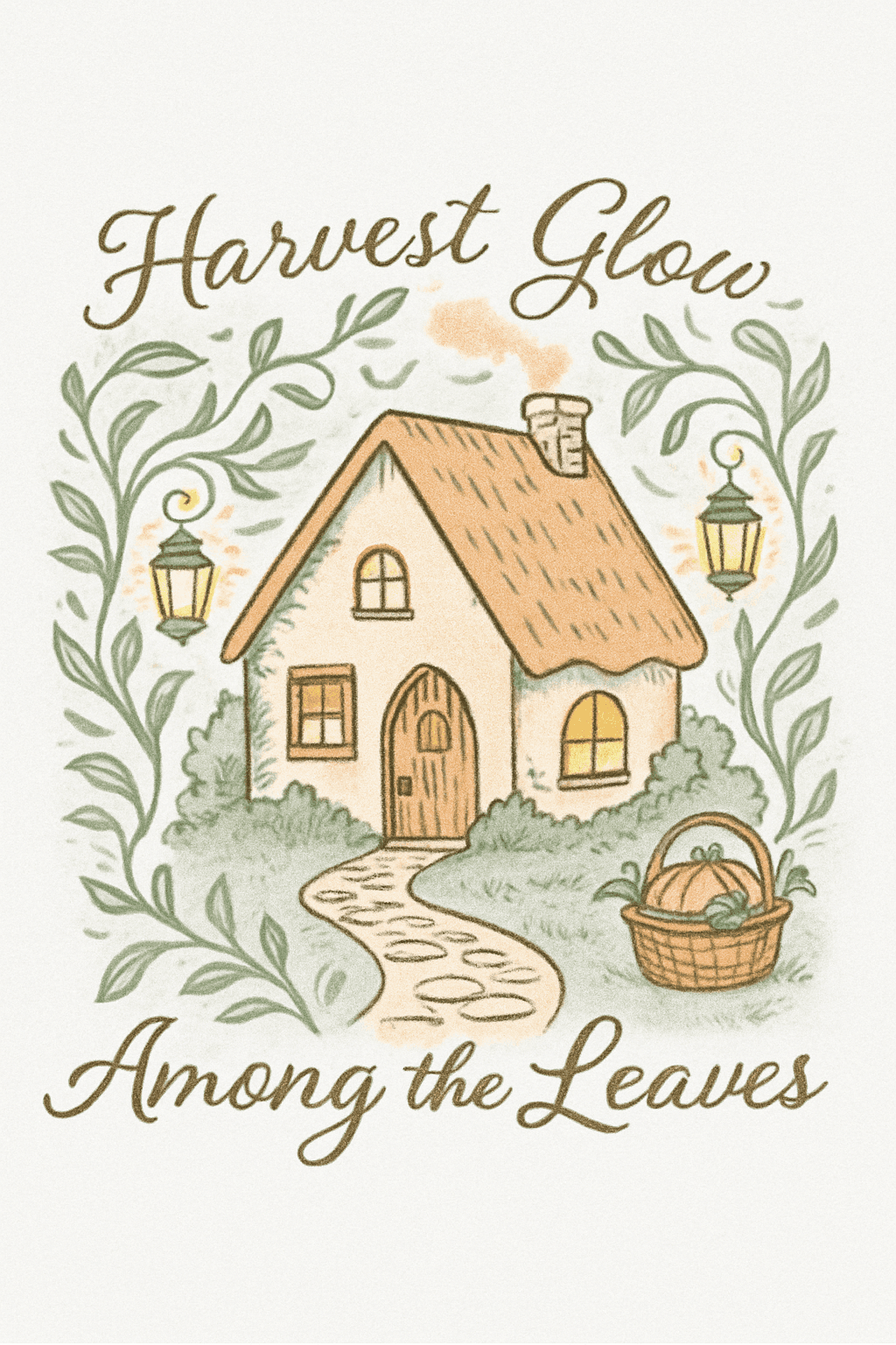 Harvest Glow Among the Leaves Cozy Cottage