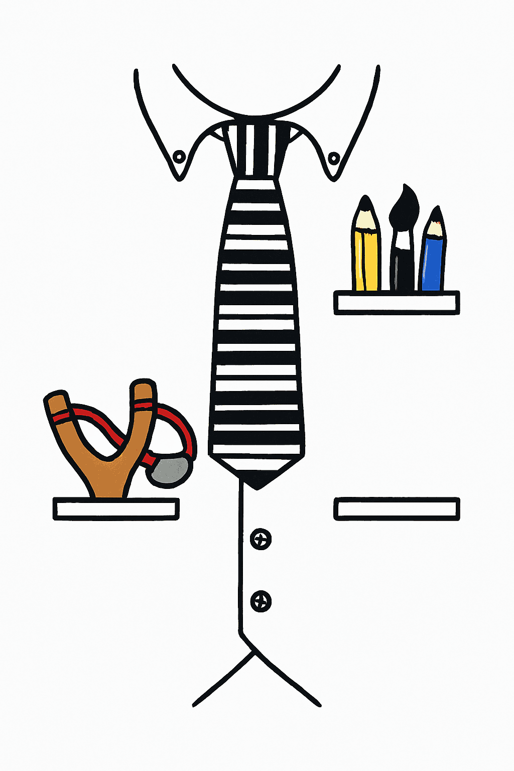 Creative Professional Shirt Design with Tools