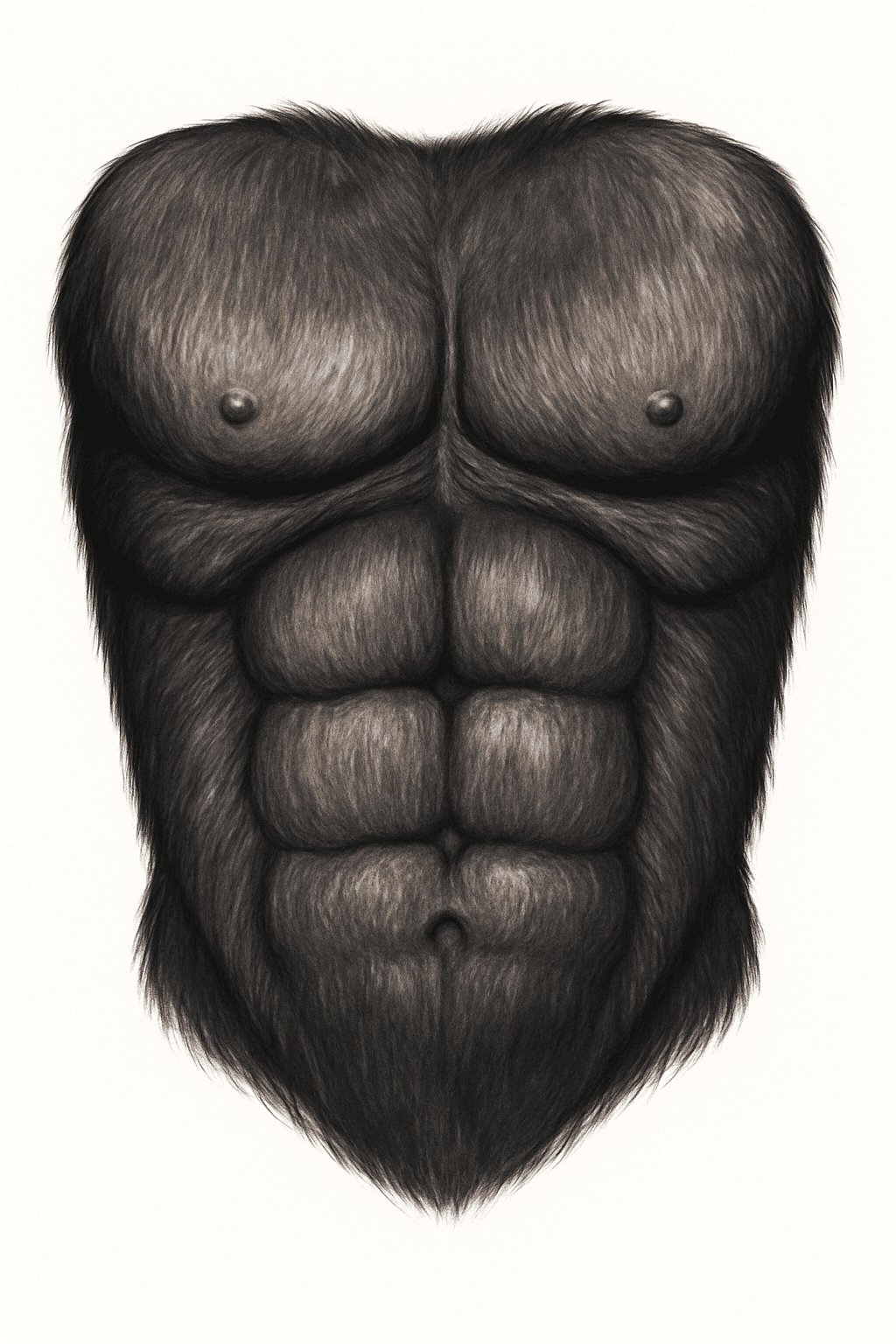 Hairy Muscular Torso Illusion