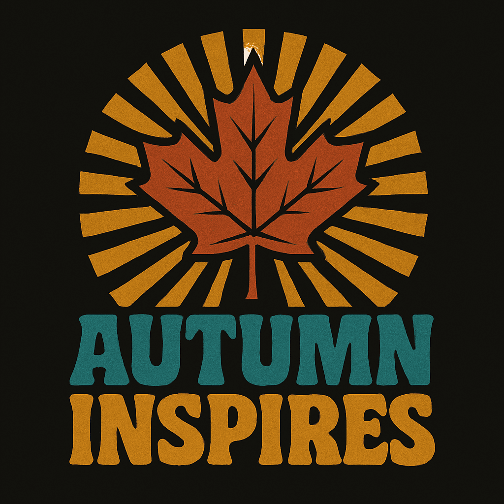 Autumn Inspires Retro Leaf Design