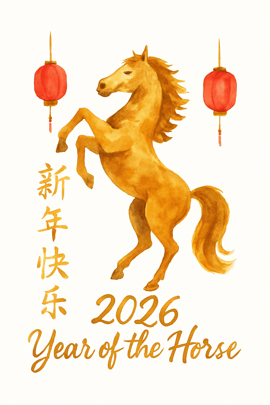 2026 Year of the Horse Celebration Design