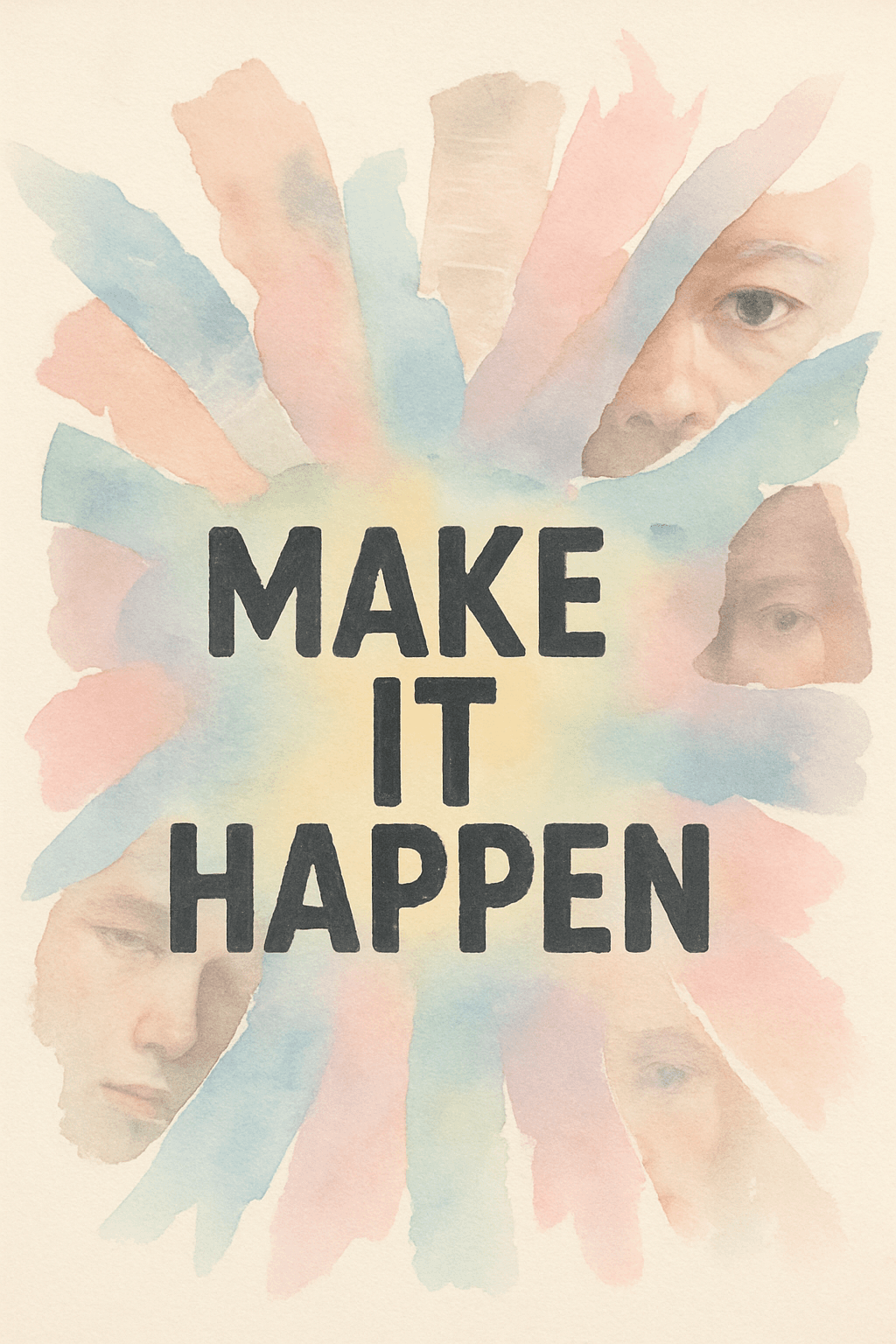 Make It Happen Watercolor Inspiration
