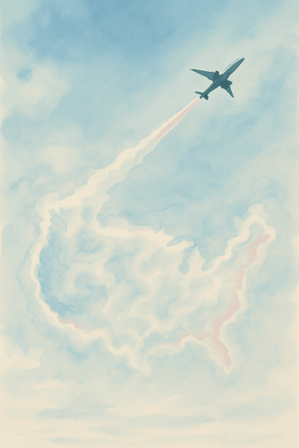 Soaring High: A Dreamy Flight in the Sky