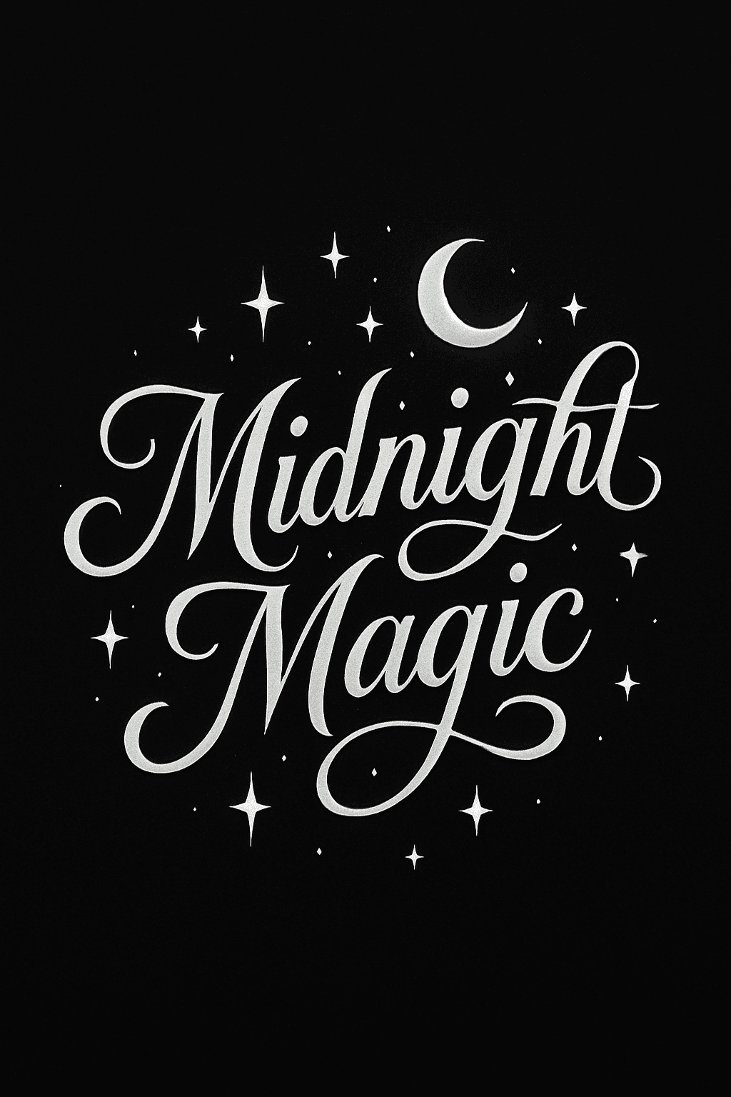 Midnight Magic Mystical Typography