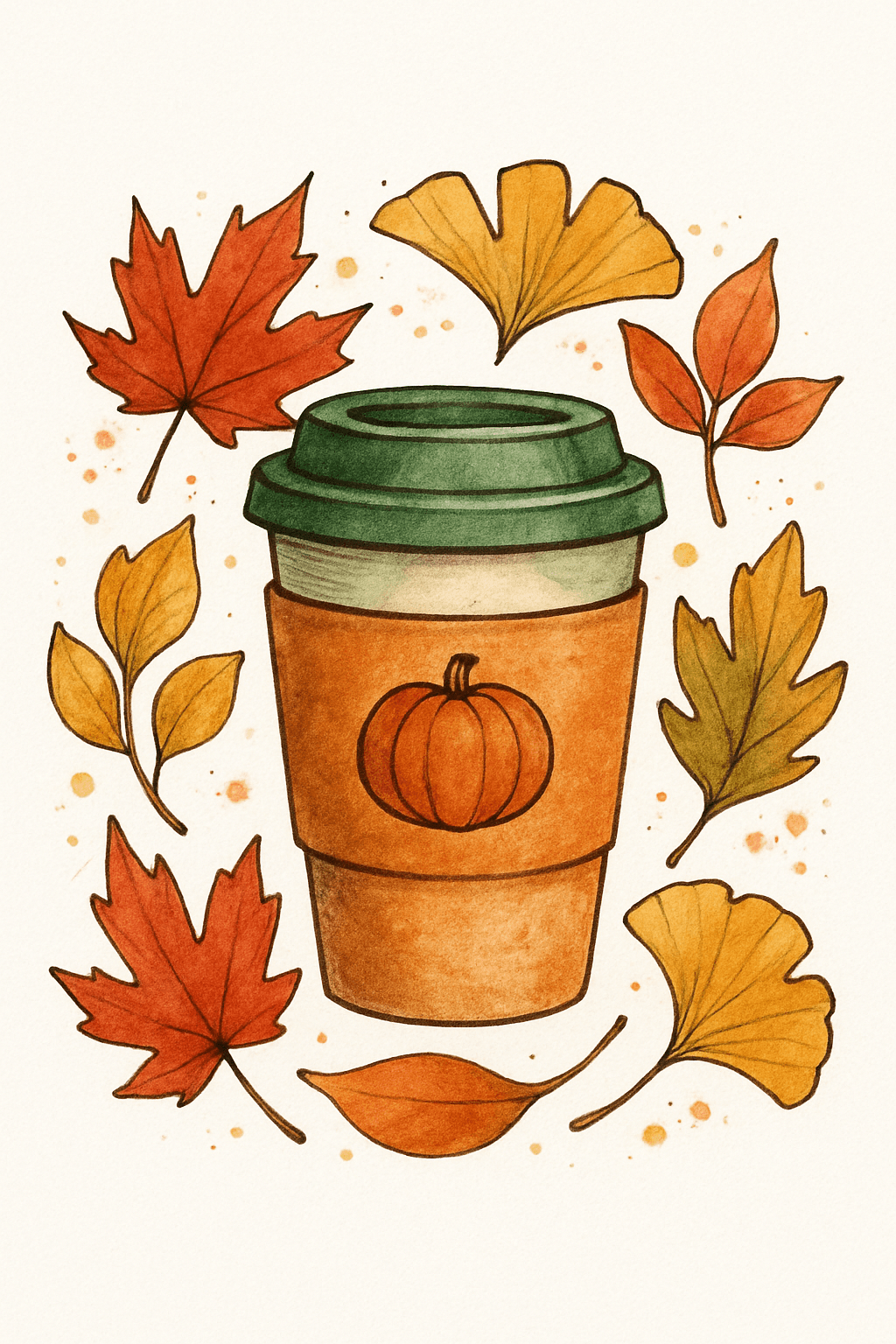 Cozy Fall Coffee with Pumpkin Vibes