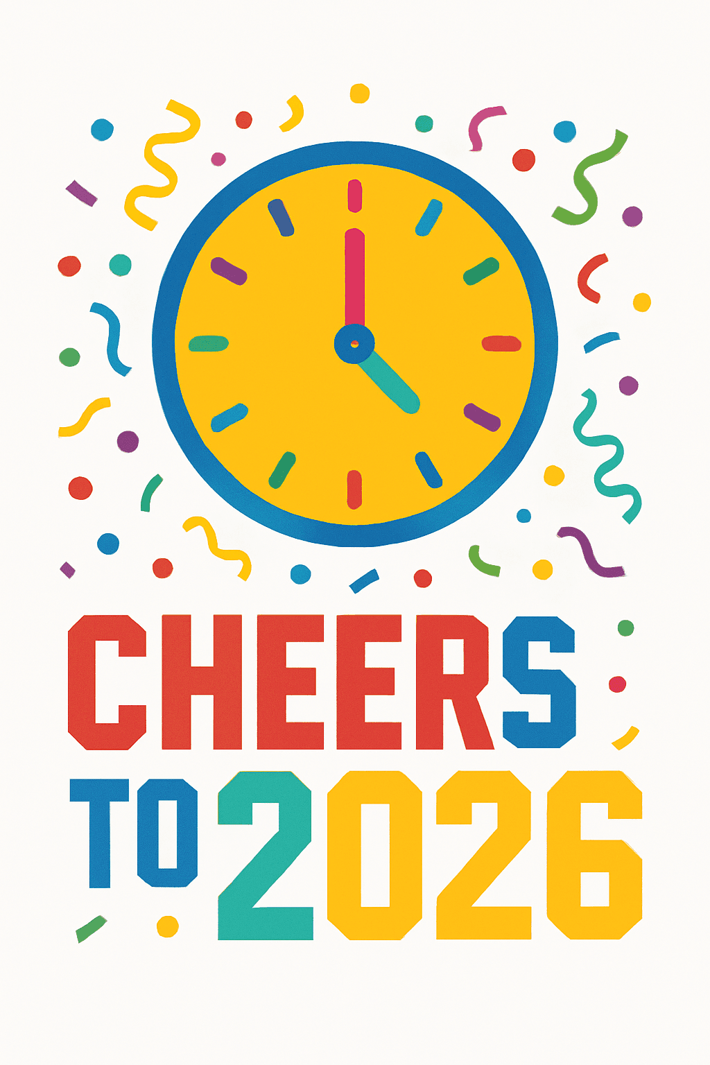 Cheers to 2026 New Year Celebration Design