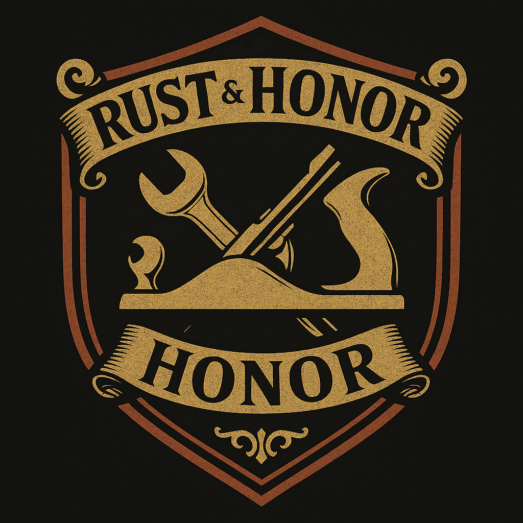 Rust & Honor Vintage Tools Emblem