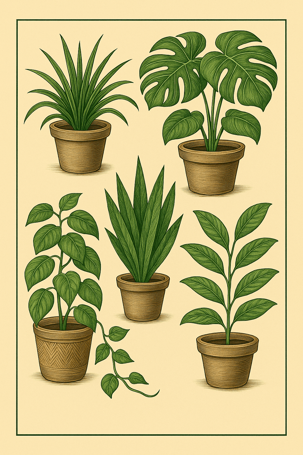 Charming Potted Plant Collection