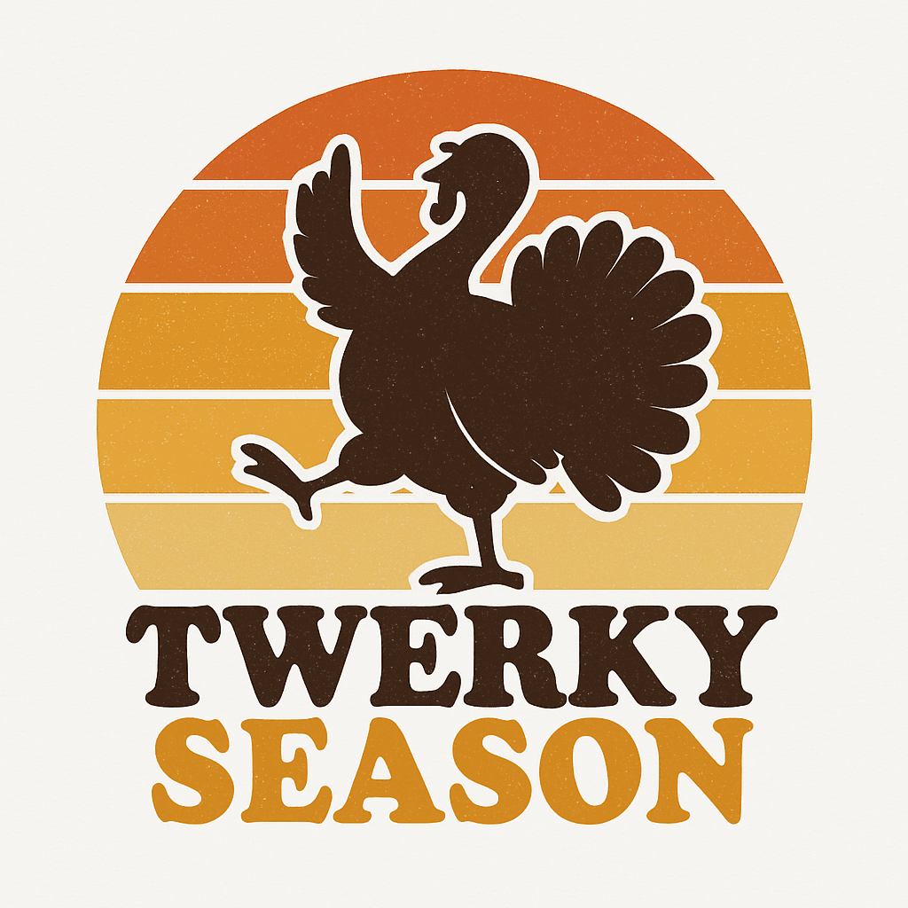 Twerky Season Vintage Turkey Fun