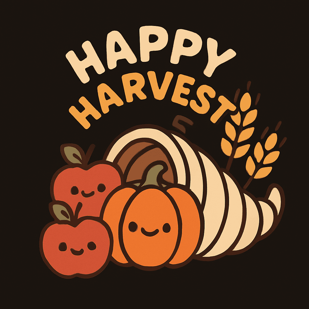Happy Harvest Cute Fall Celebration
