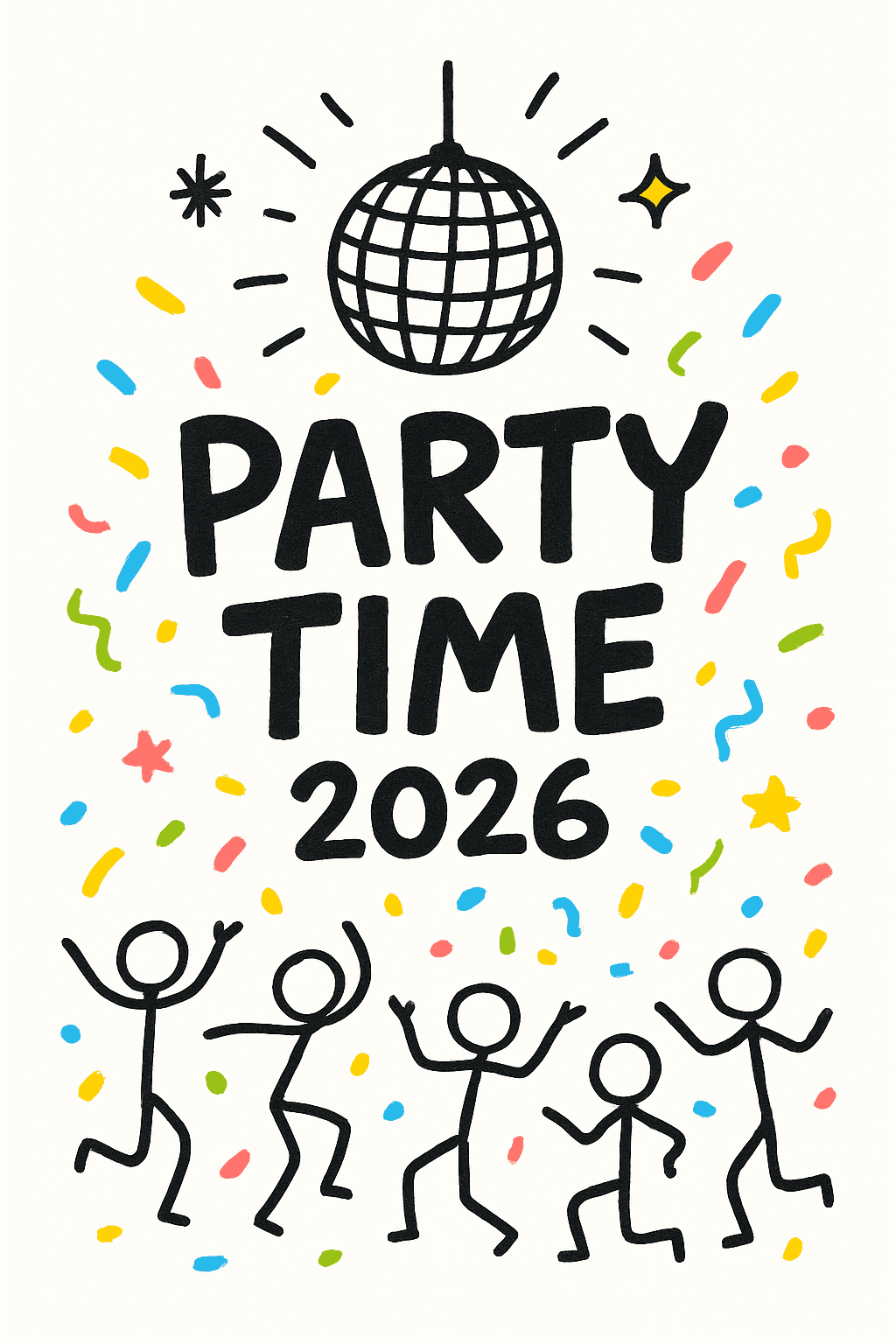 Party Time 2026: Fun Dancing Celebration