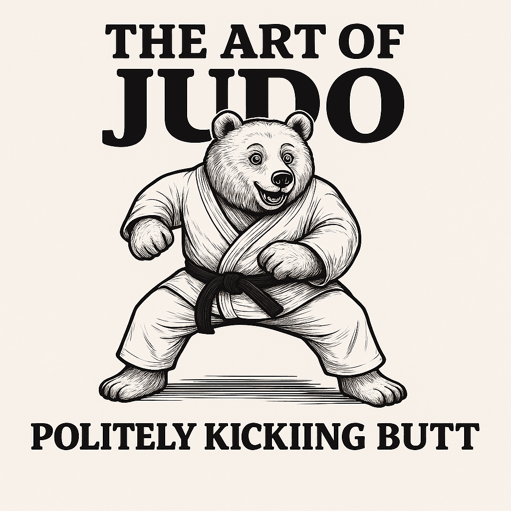 The Art of Judo Bear Kicking Butt Tee