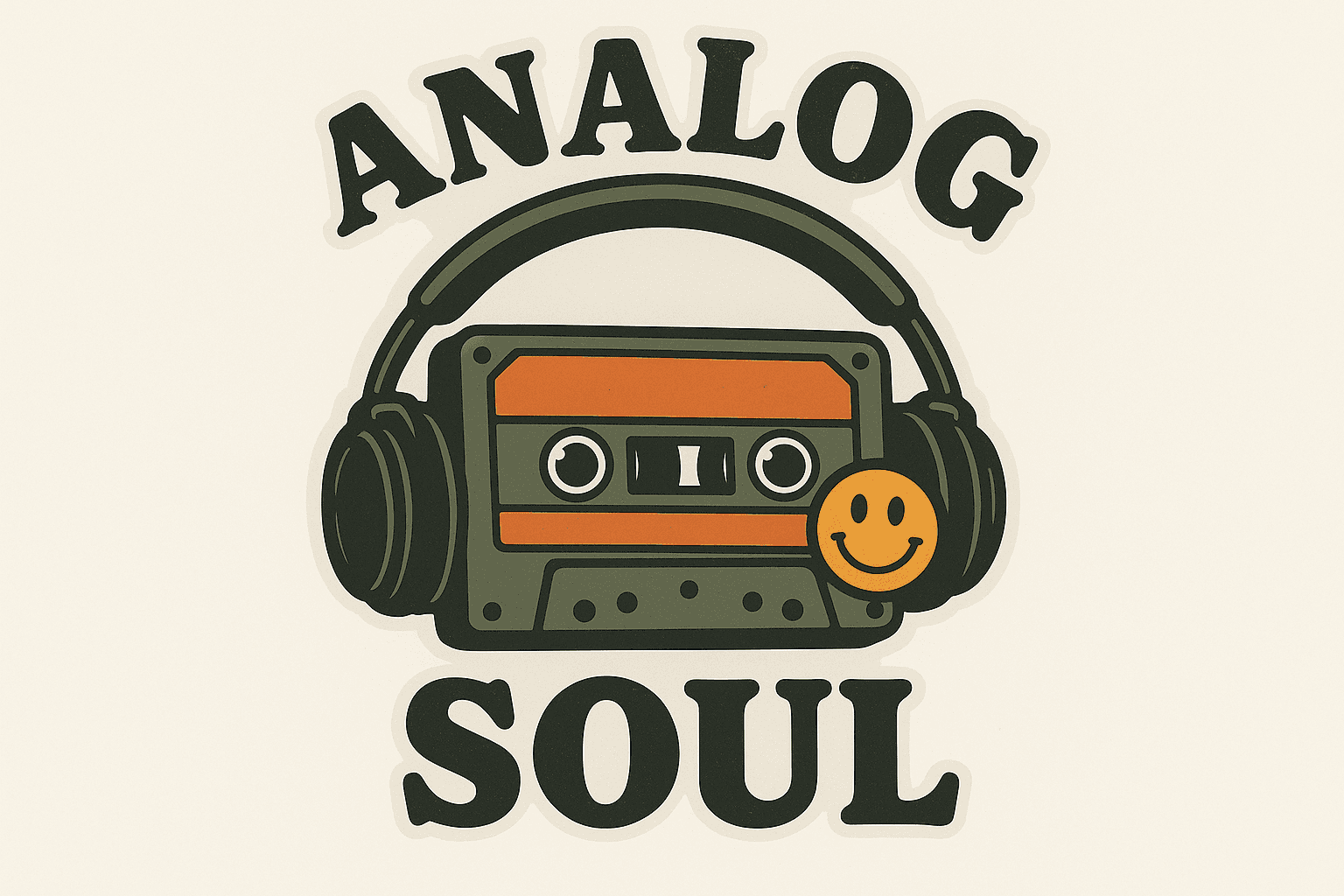 Vintage Analog Soul Cassette Tape Sticker