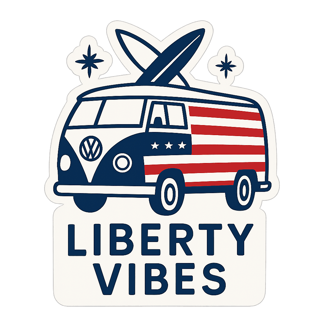 Liberty Vibes: Surf's Up in Style!