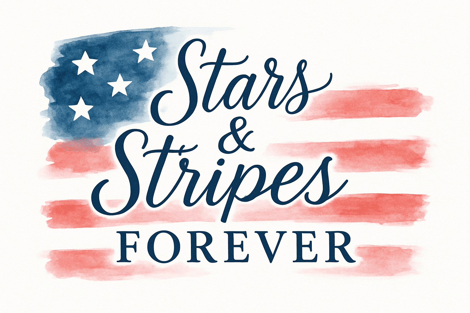 Stars & Stripes Forever - Patriotic Design