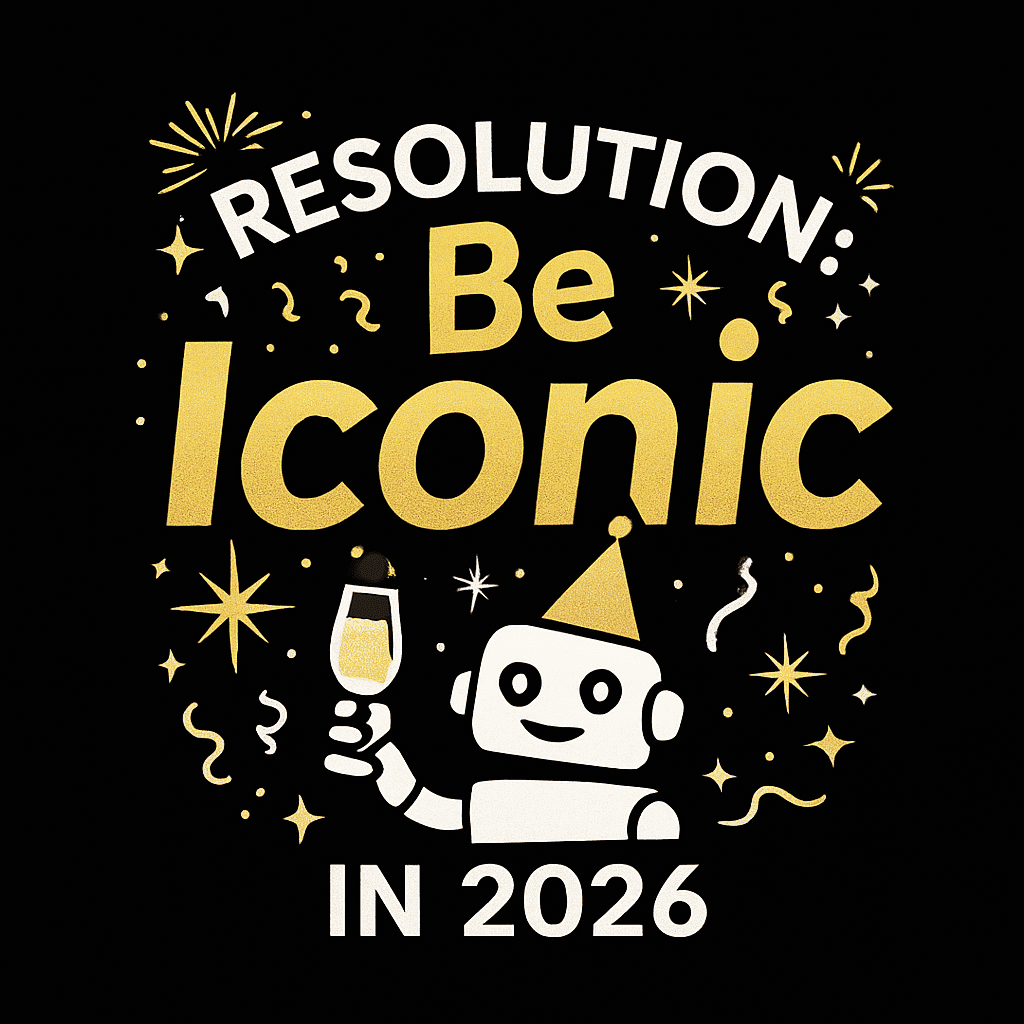 Resolution: Be Iconic in 2026 Robot Cheers