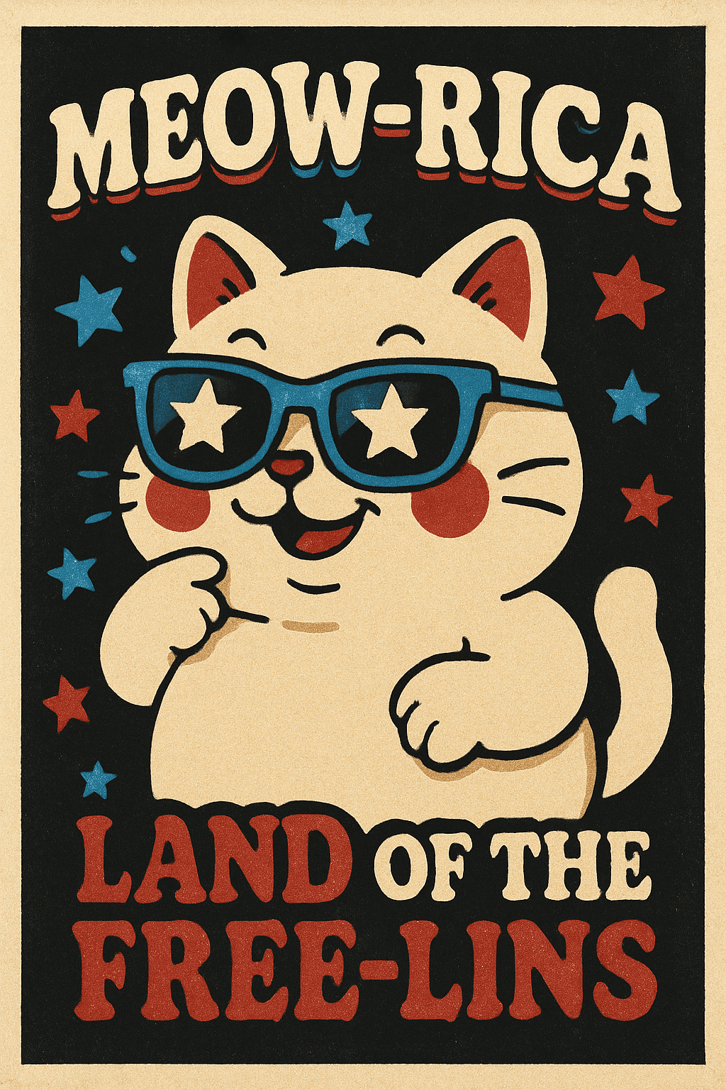 Meow-Rica: Purrfectly Patriotic
