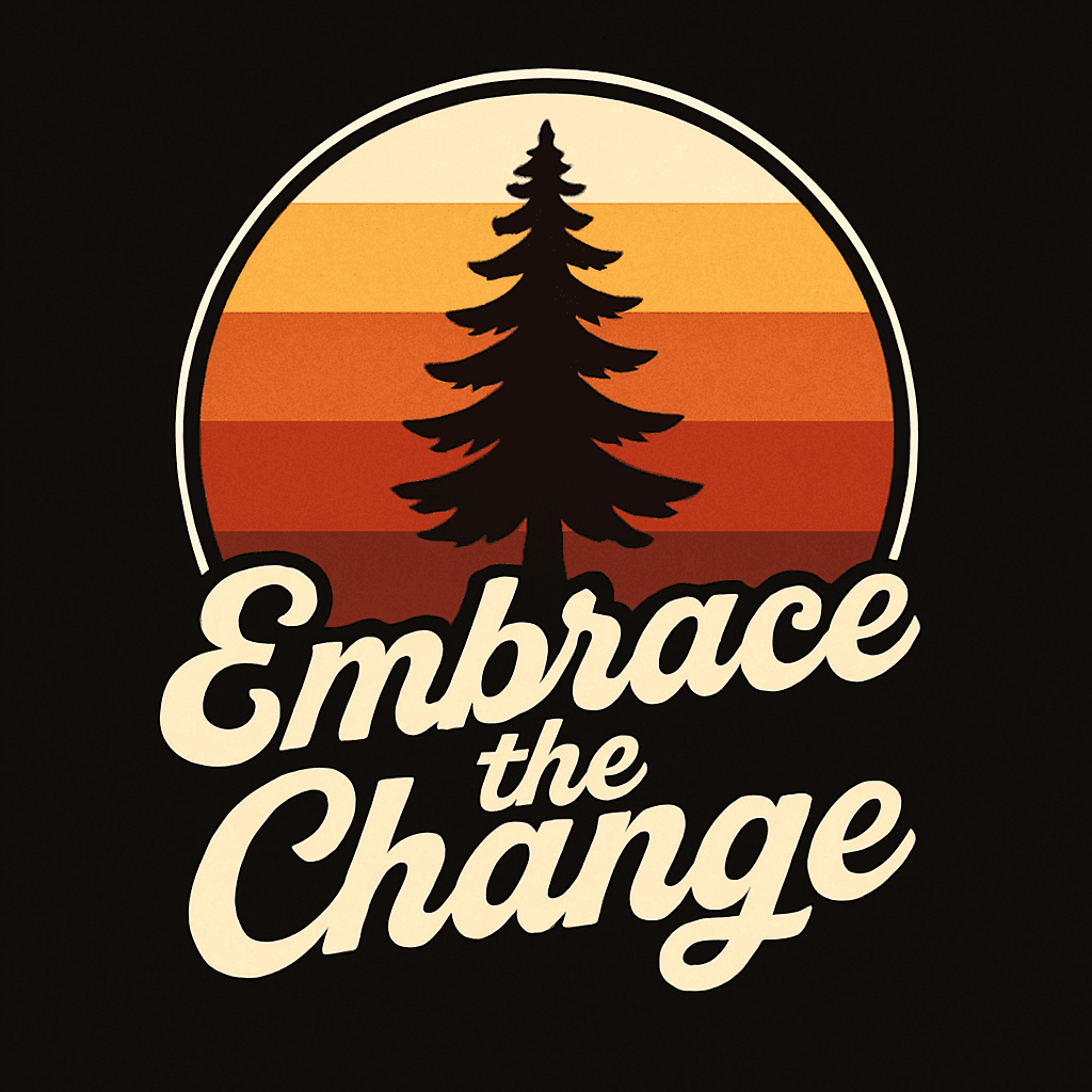 Embrace the Change Vintage Tree Design