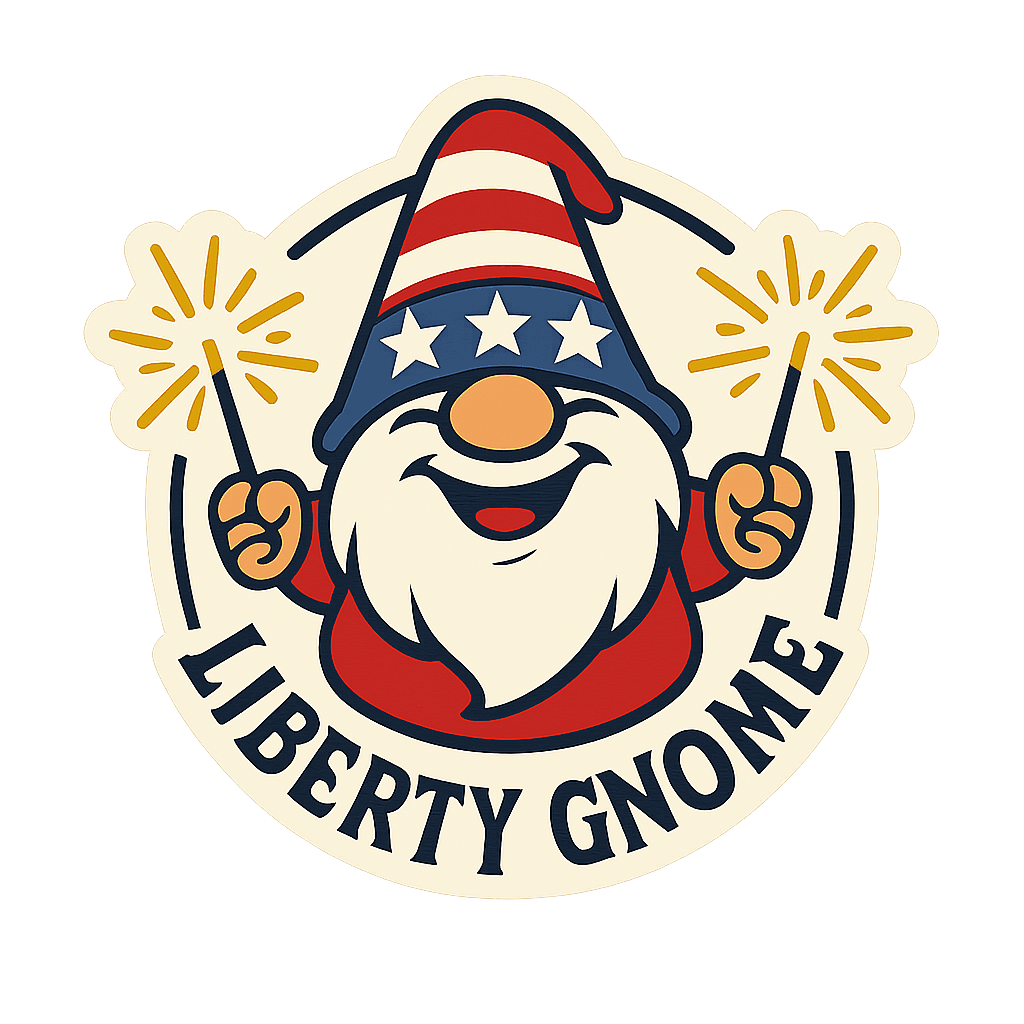 Liberty Gnome: Celebrate with a Smile!