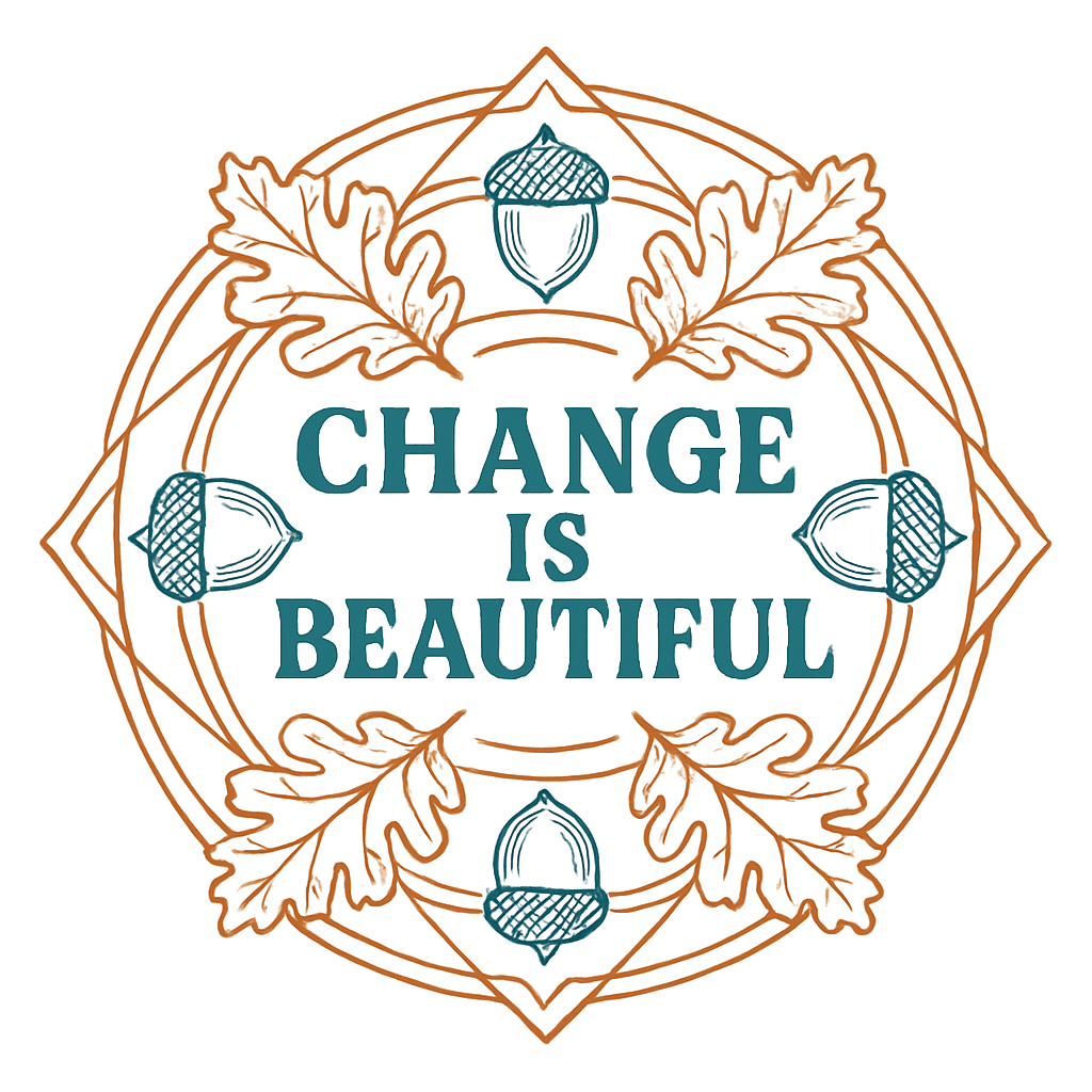 Change Is Beautiful Autumn Emblem
