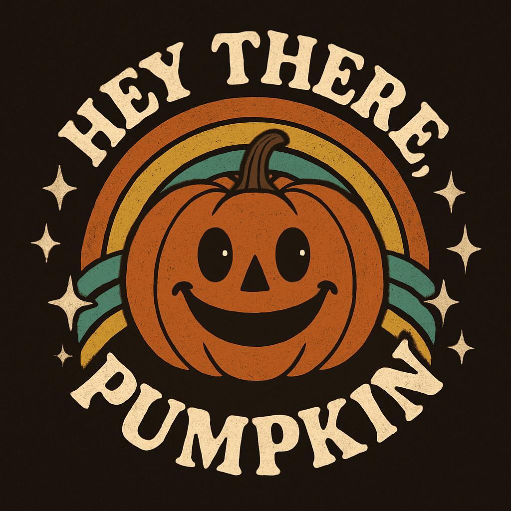 Hey There, Pumpkin - Retro Fall Fun