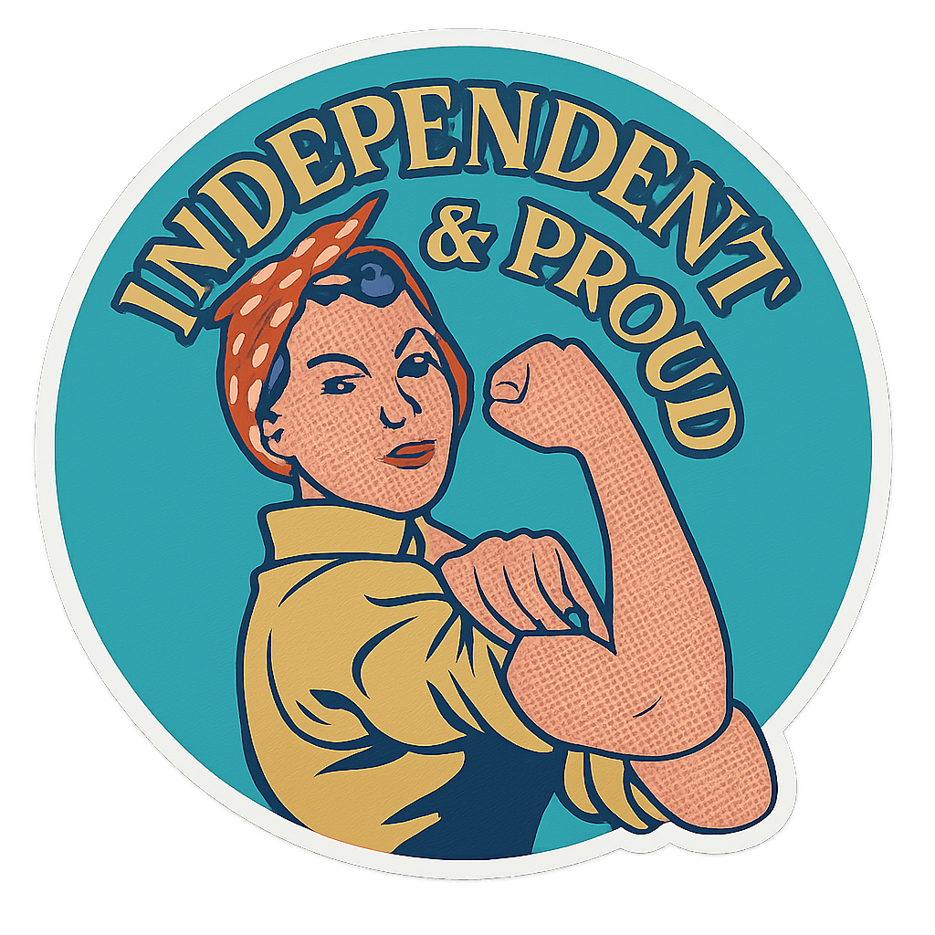 Empowered & Proud Sticker Design