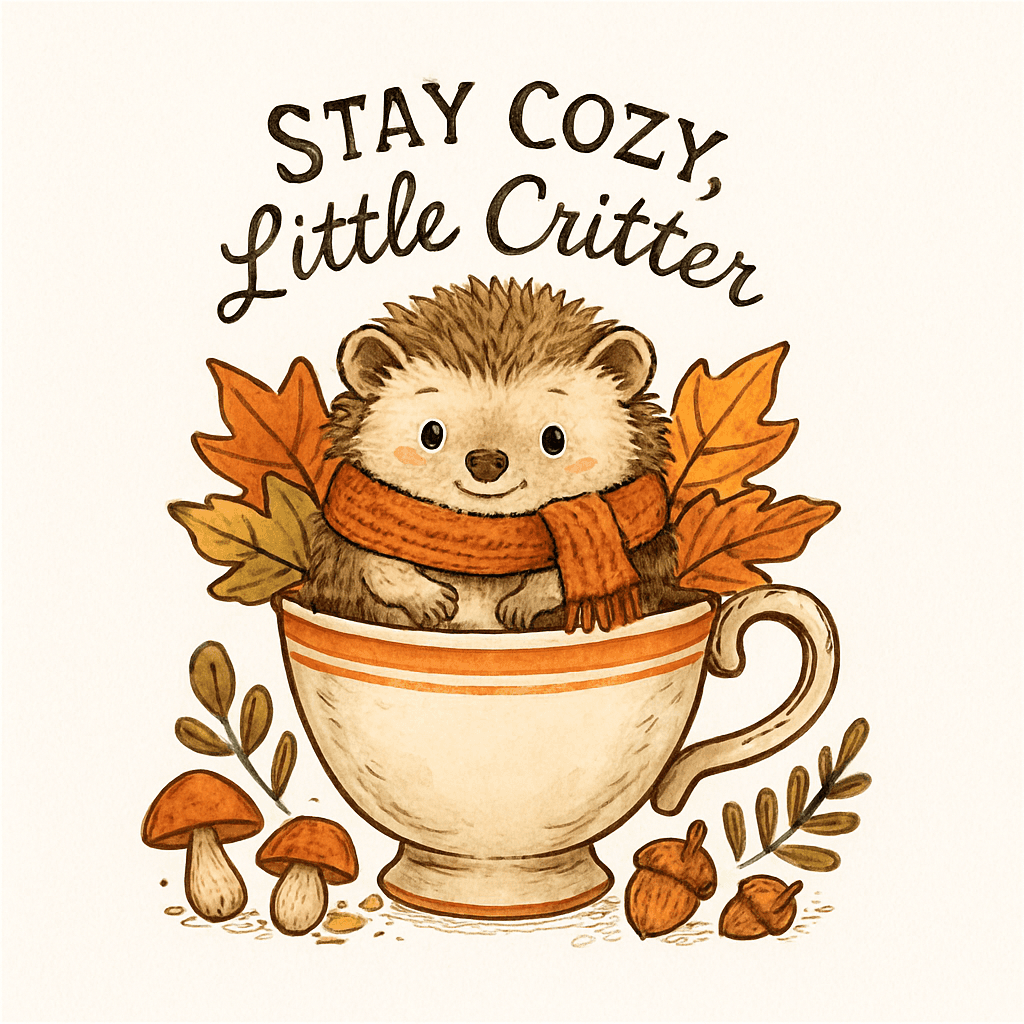 Stay Cozy Little Critter Autumn Design