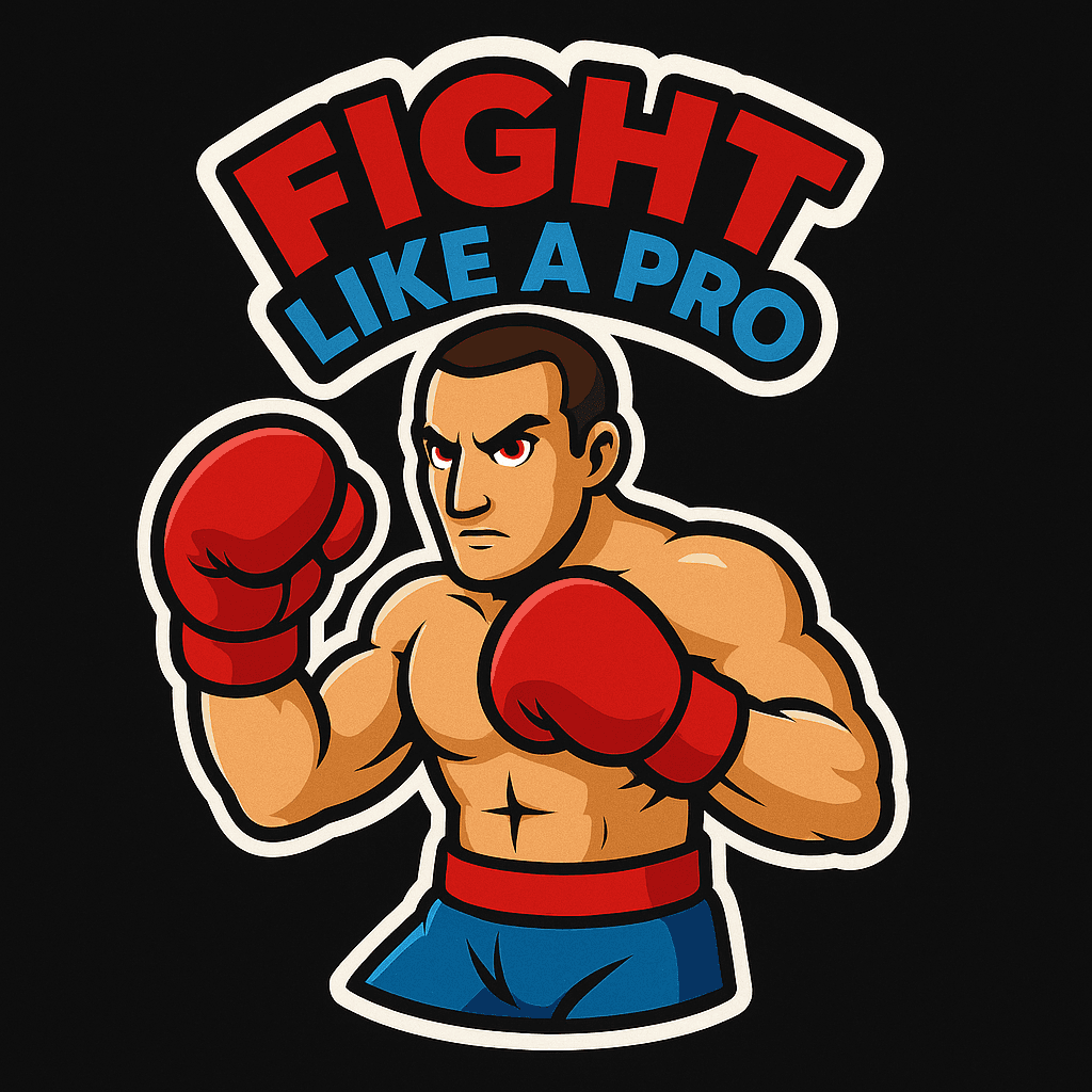 Fight Like a Pro Boxing Champion Sticker