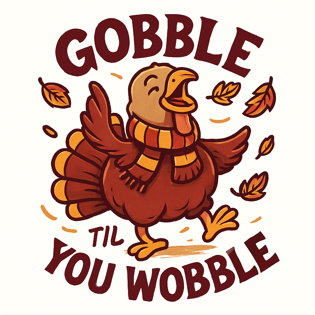 Gobble Til You Wobble Turkey Fun