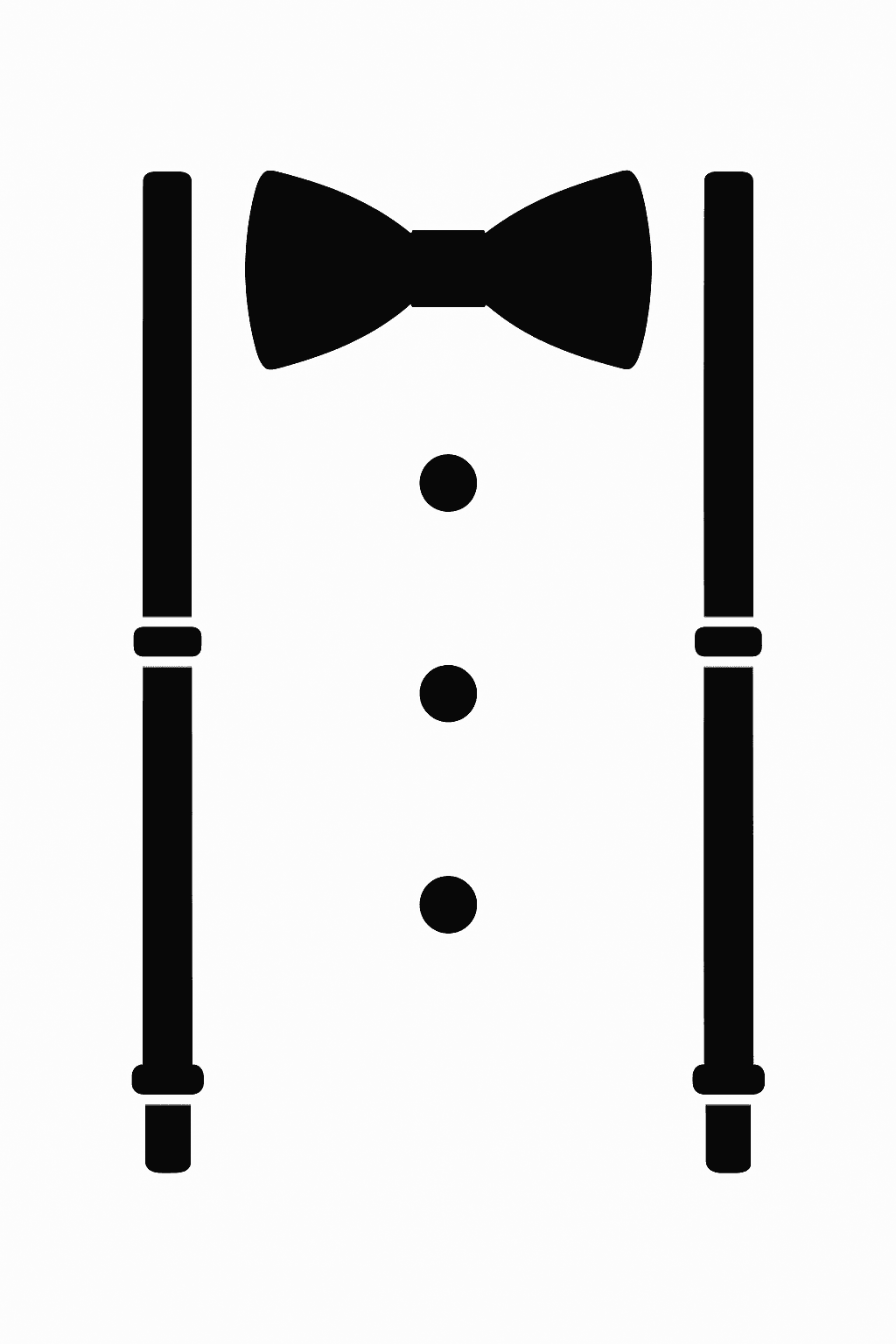 Classic Tuxedo Minimalist Design