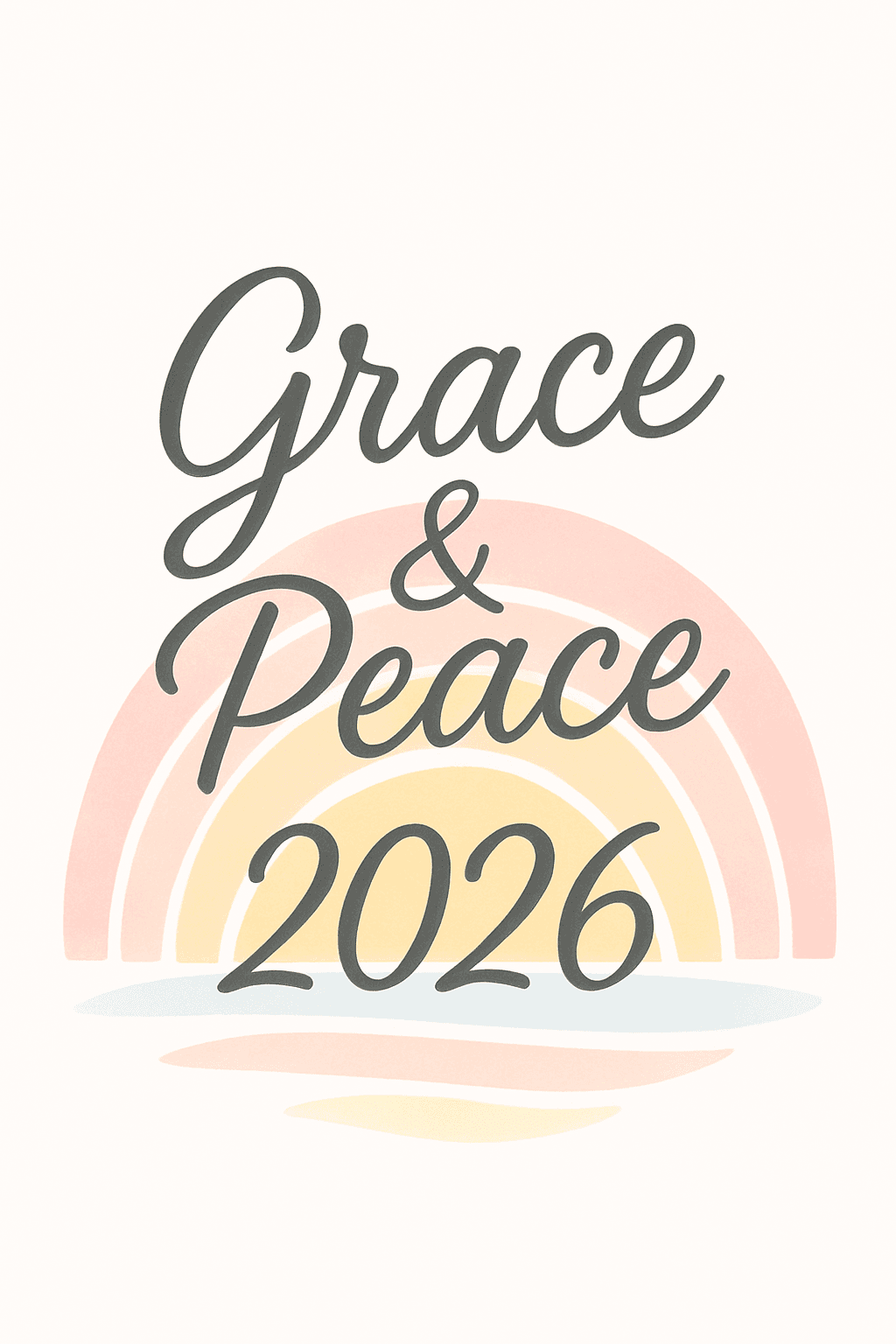 Grace & Peace 2026 Inspirational Design