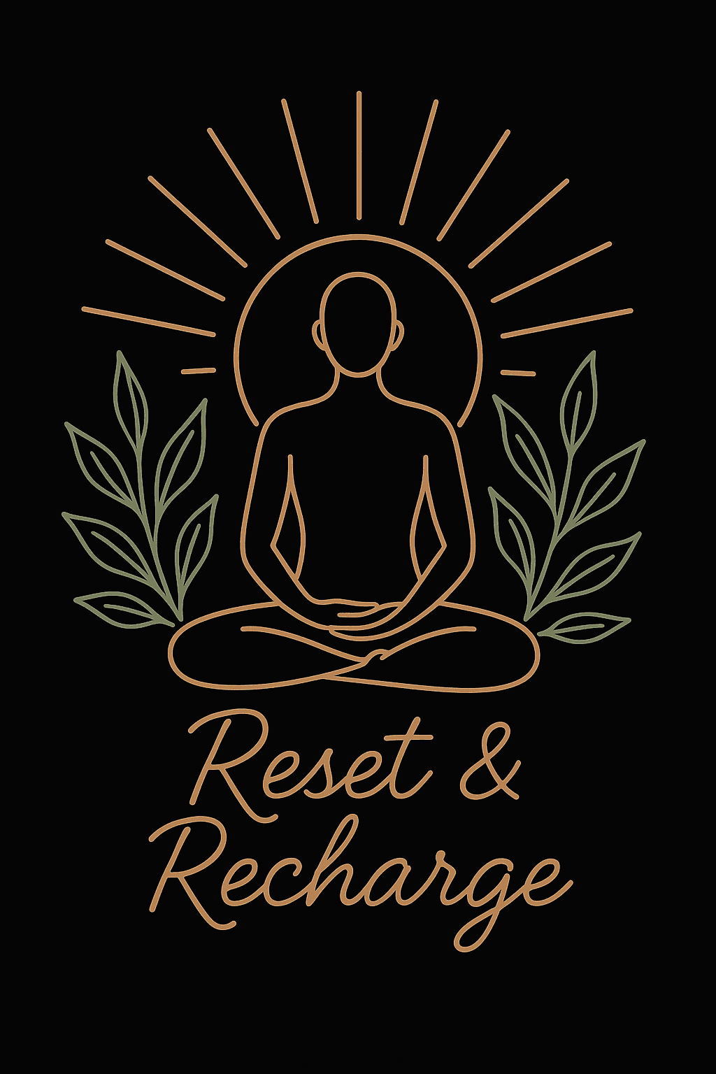 Minimalist Meditation Reset Poster